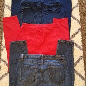 Mid rise skinny jean bundle